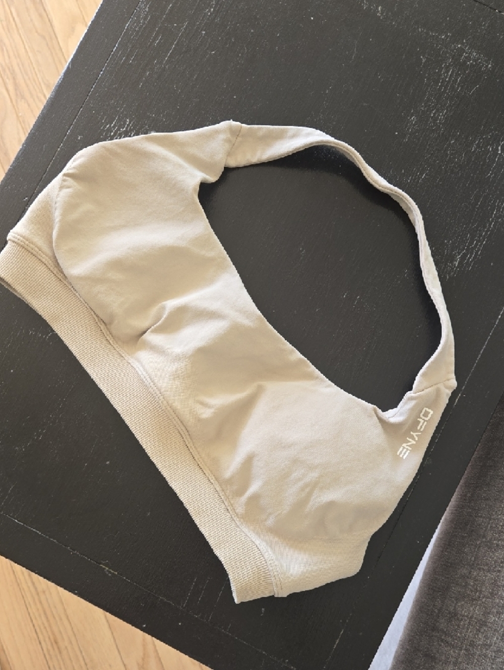 Defyne Beige Halter Bralette - Picture 5 of 8